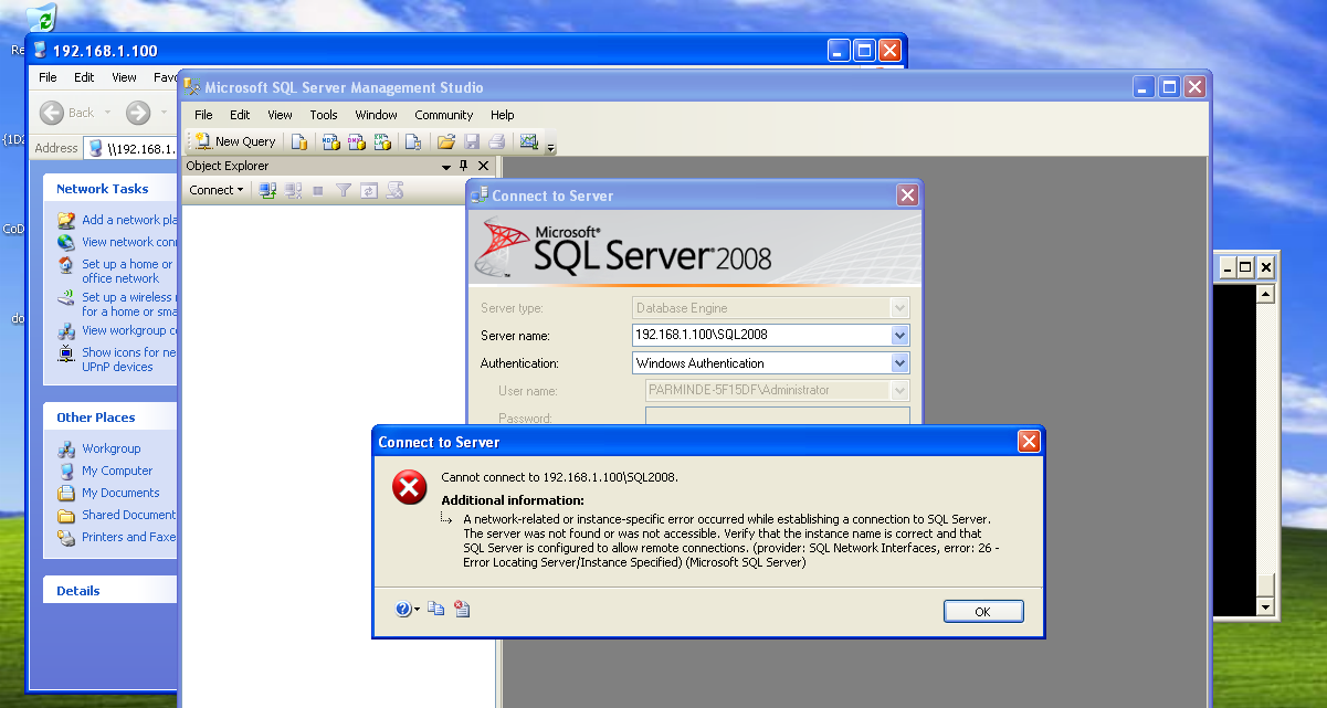 Host sql server. Mssql узел управления.