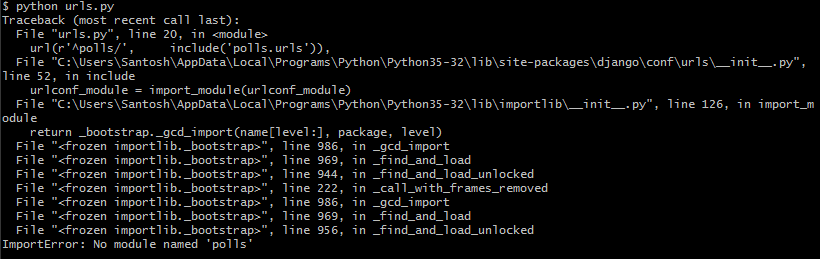 No module named tests. No module named tests