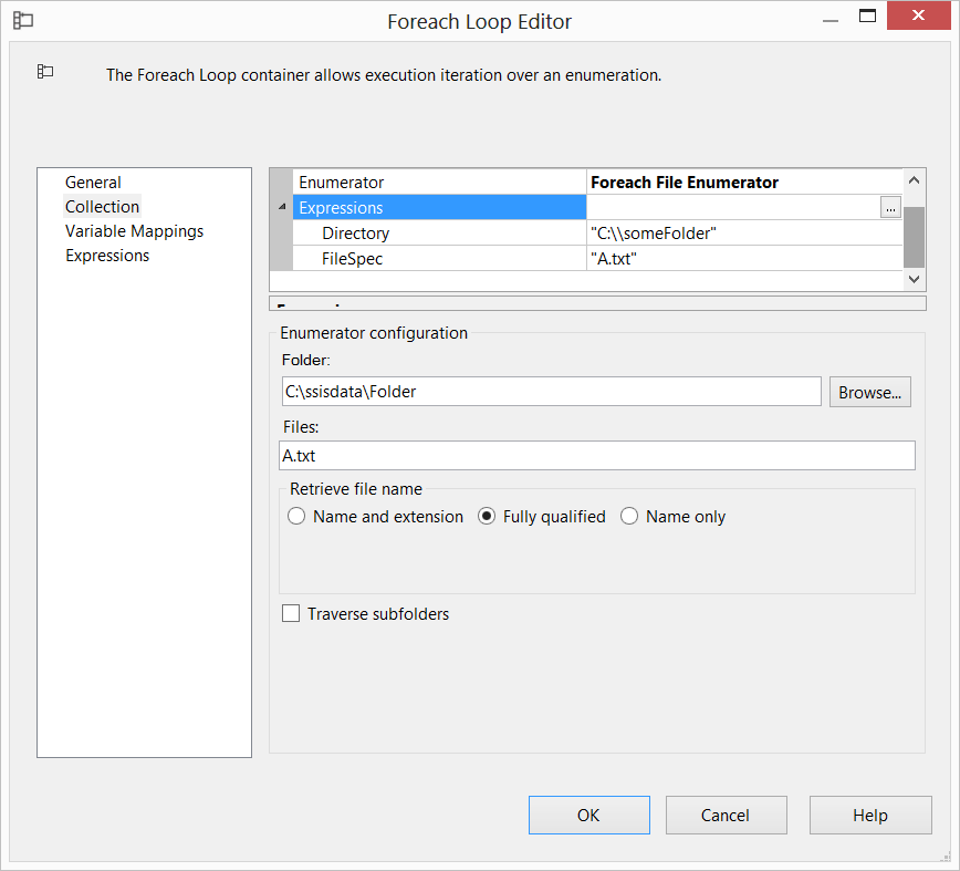 Config container. Foreach. Sequence SQL. Enumerator. Was Console EJB Container settings.