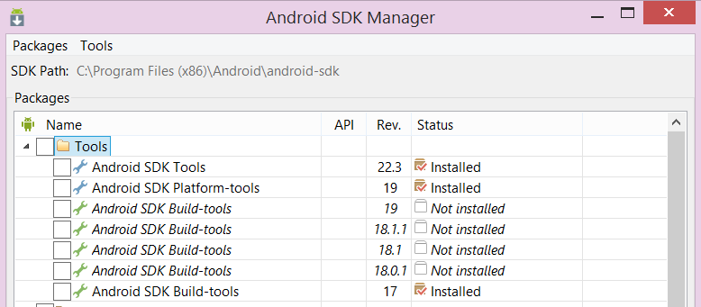 Android sdk build tools. Android sdk build tools