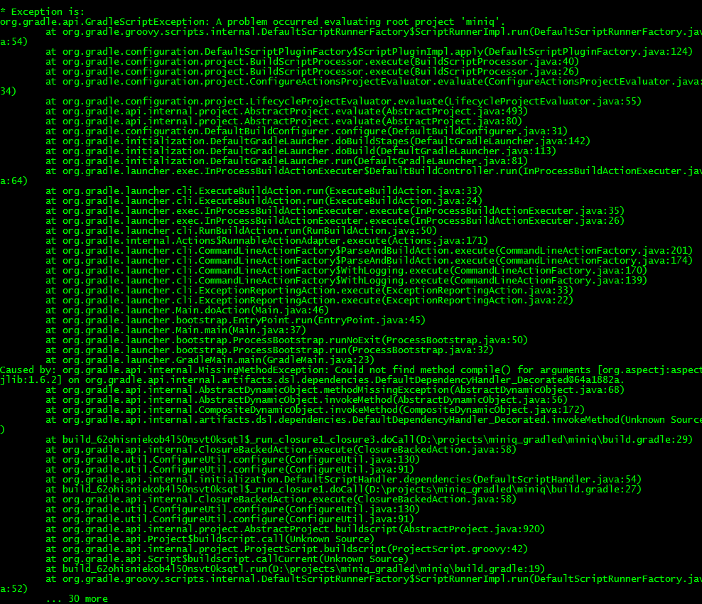 Api method not found. Linux cli Launcher. Buildscript gradle. Метод find.