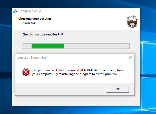 Php dll c. Vcruntime140. Vcruntime. Vcruntime140.dll что это за ошибка как исправить. Как исправить ошибку vcruntime140.dll.