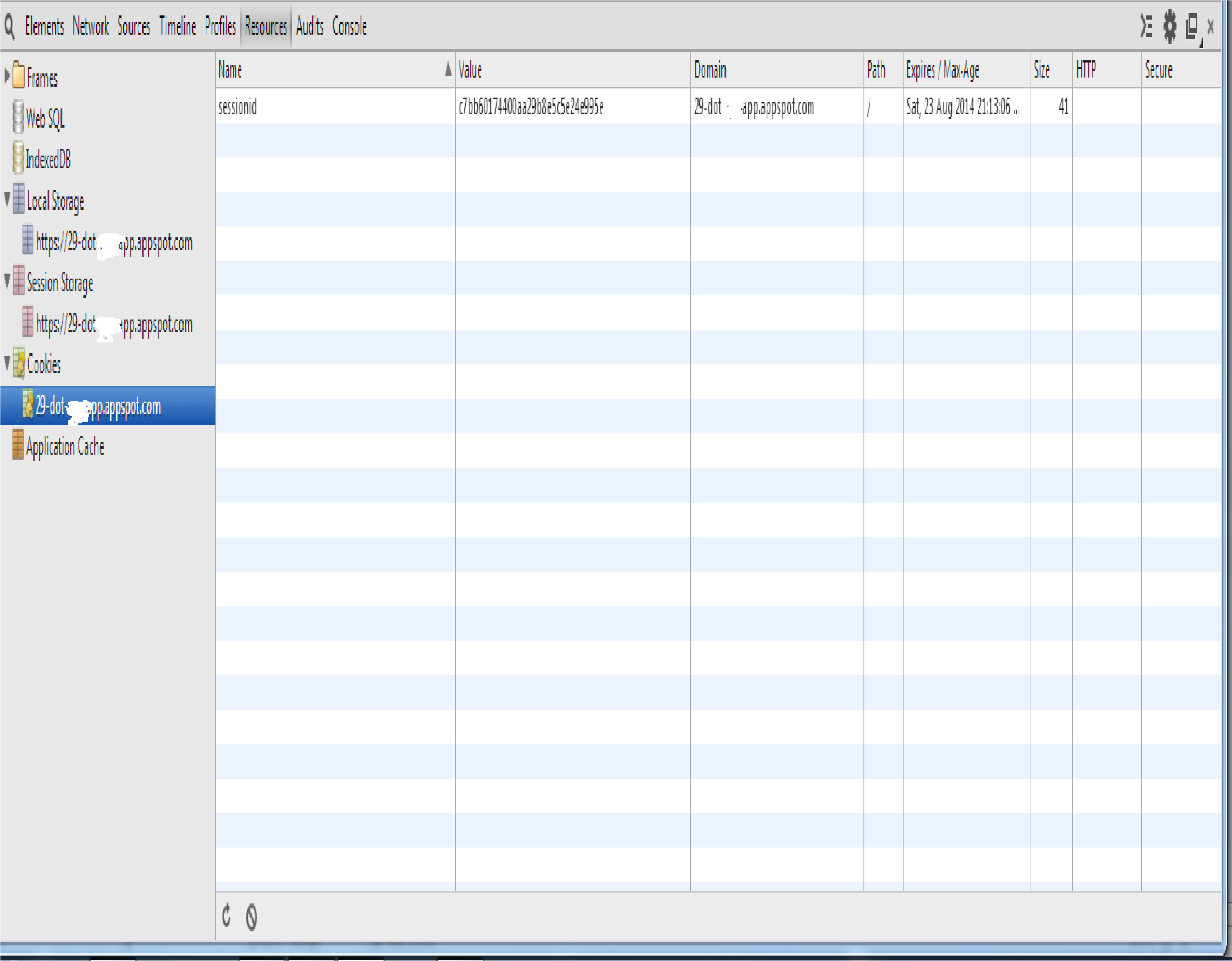 Cookie secure attribute